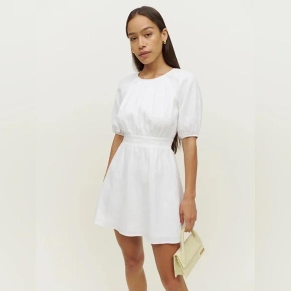 REFORMATION Irwin Linen Dress - Picture 1 of 9